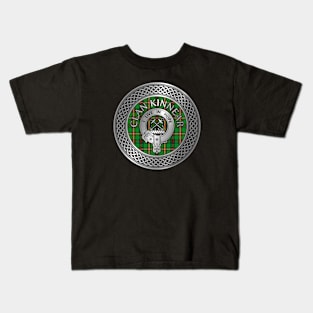 Clan Kinnear Crest & Tartan Knot Kids T-Shirt